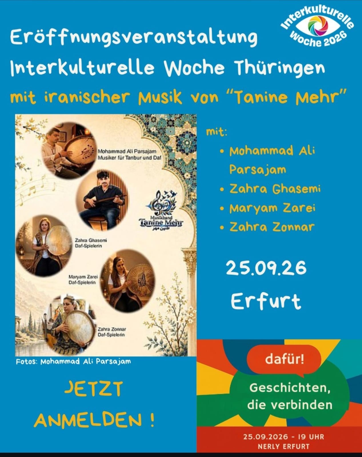 Eröffnung der Interkulturellen Woche 2026 in Thüringen